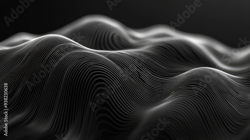 Monochrome currents with subtle texture and fluid lines, creating a sleek and stylish digital effect.