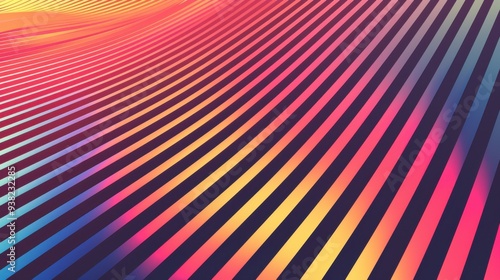 Vibrant Abstract Lines