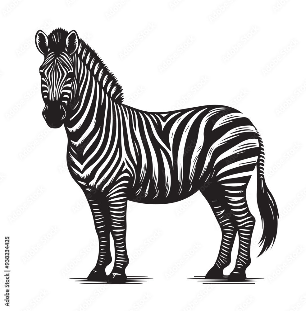 Obraz premium zebra vector illustration