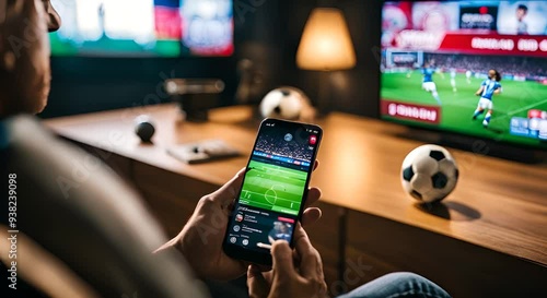 Making sports bets with your mobile.