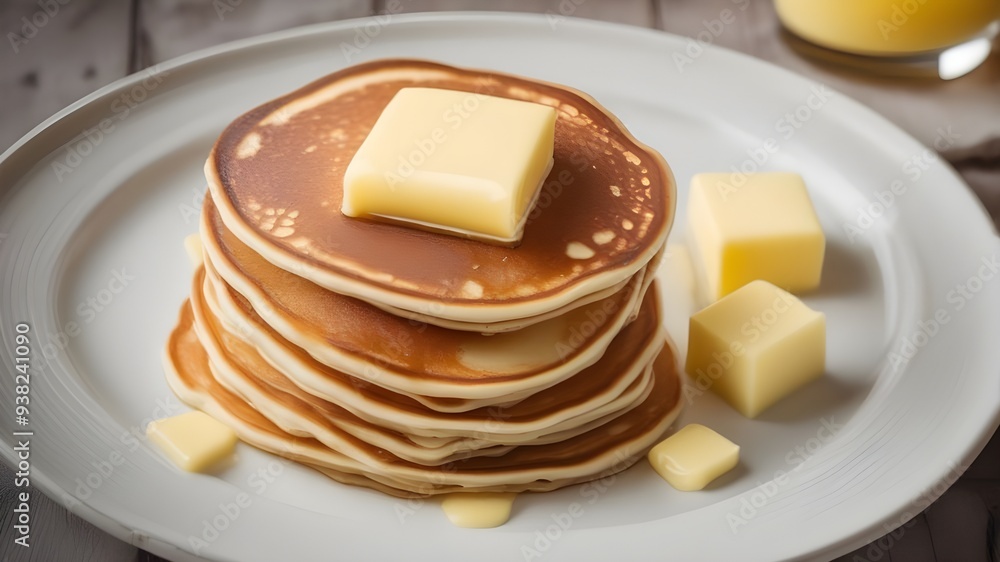 pancakes with butter pancakes with butter