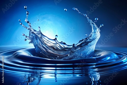 3d water ai generate Generated AI