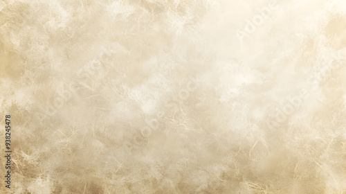 Abstract background with light brown and white marbling effect.