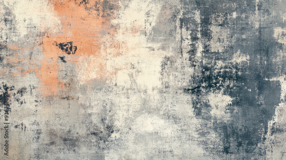 Abstract grunge pattern with gritty textures, rough edges, and subtle hints of color in a distressed composition. Abstract grunge pattern with gritty textures, rough edges, and subtle hints of color in a distressed composition.
