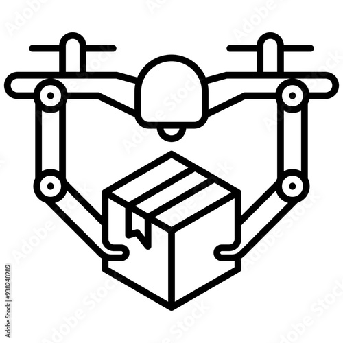 Drone Delivery Icon