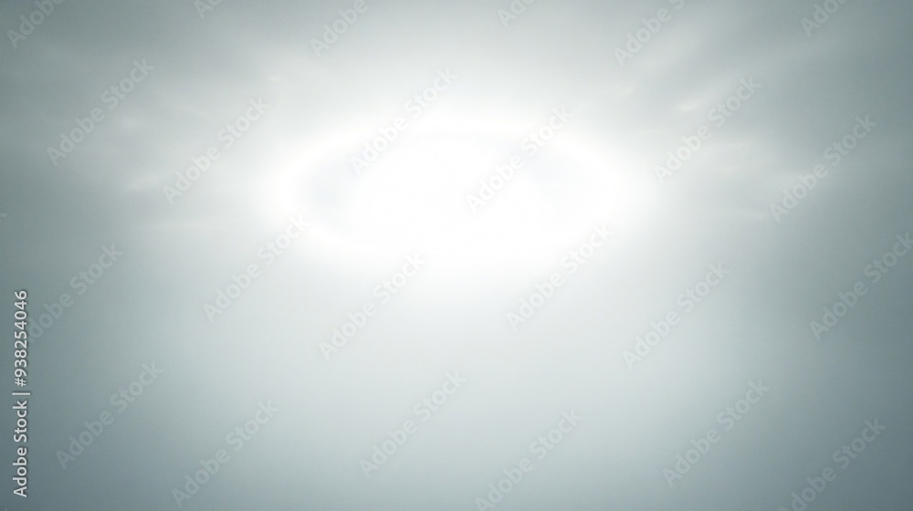 Subtle Halo Effect on Simple White Background Symbolizing Divine Presence Subtle Halo Effect on Simple White Background Symbolizing Divine Presence