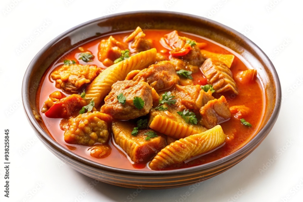 Callos a la Madrileña (Madrid-Style Tripe Stew) - A bowl of flavorful ...