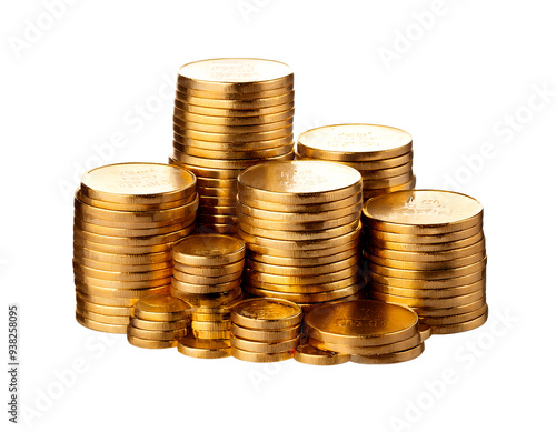  Stacks of gold bars, carved out on PNG  photo