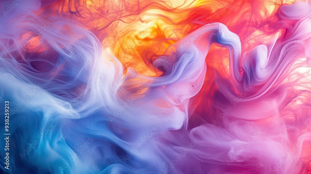 A vibrant swirl of colorful smoke creates an artistic and dynamic visual, full of movement and energy. A vibrant swirl of colorful smoke creates an artistic and dynamic visual, full of movement and energy.