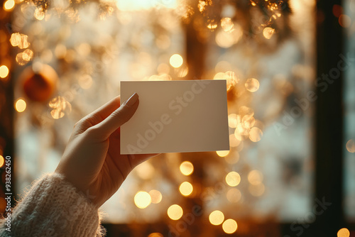 Christmas Greetings at Sunset photo