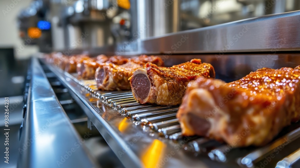 Explore the technology and equipment used in modern meat processing facilities. --ar 16:9 --style raw --personalize b2ip5gw --v 6.1 Job ID: aeef3768-26ff-4de0-8b50-5f2efdabb6df Explore the technology and equipment used in modern meat processing facilities. --ar 16:9 --style raw --personalize b2ip5gw --v 6.1 Job ID: aeef3768-26ff-4de0-8b50-5f2efdabb6df