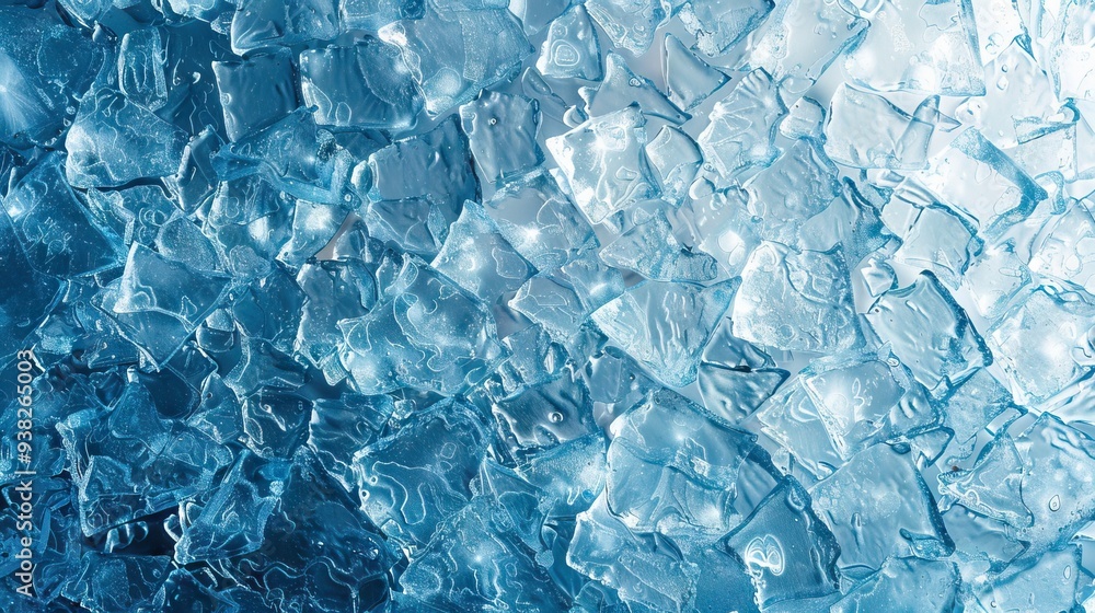 Ice Texture Cracks Surface with Abstract Winter Ice Background. AI generated illustration Ice Texture Cracks Surface with Abstract Winter Ice Background. AI generated illustration