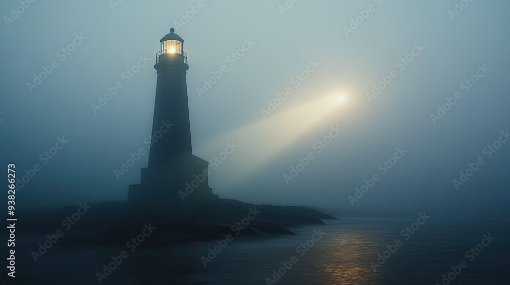 Lighthouse standing tall, its beam cutting through the mist, guiding vessels home. Lighthouse standing tall, its beam cutting through the mist, guiding vessels home.