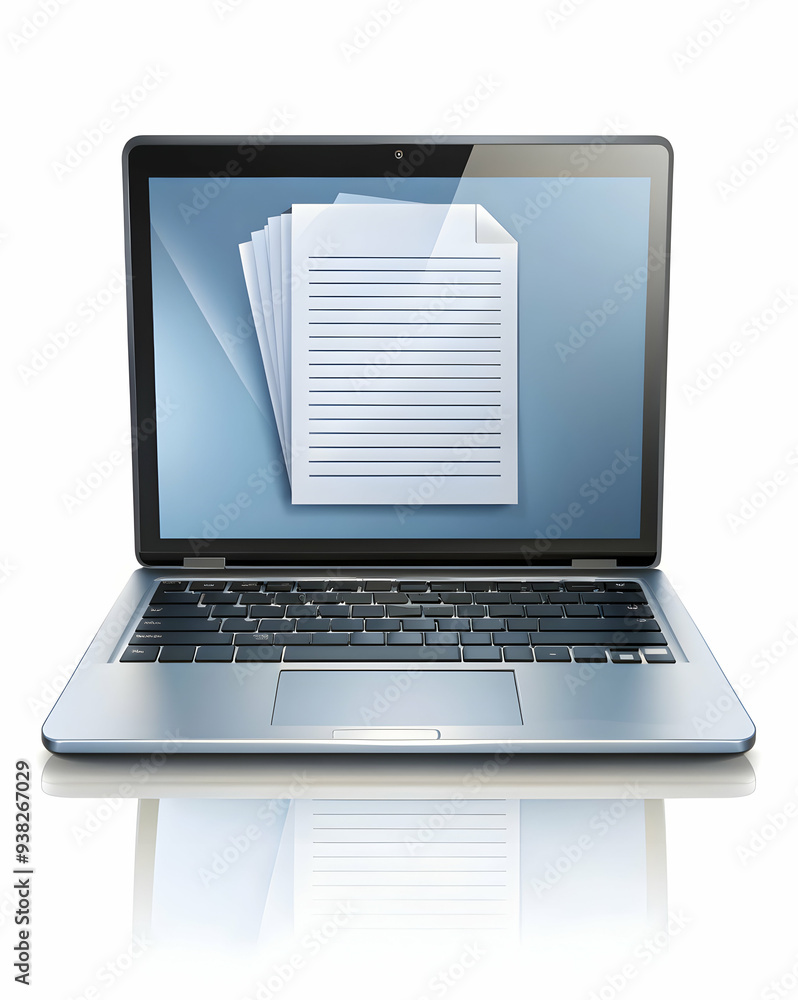 Vector illustration of laptop and document for online research and writing in education. Perfect for educational projects, digital content creation, and academic resources. Available in photo stock. Vector illustration of laptop and document for online research and writing in education. Perfect for educational projects, digital content creation, and academic resources. Available in photo stock.