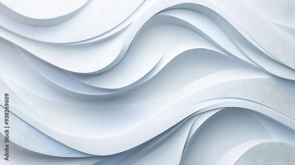 Abstract white curved lines and shapes background Abstract white curved lines and shapes background