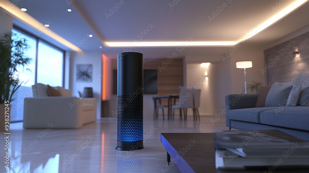 Virtual assistants in modern theme house Virtual assistants in modern theme house