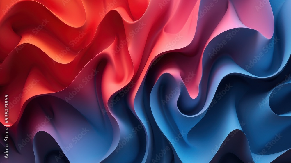 Fototapeta premium Abstract Color Waves