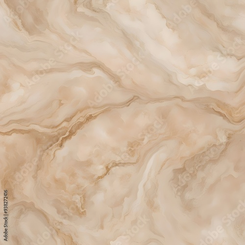 Beige Marble Texture Background - Perfect for Minimalistic Interiors, Luxury Design, and Elegant Decor