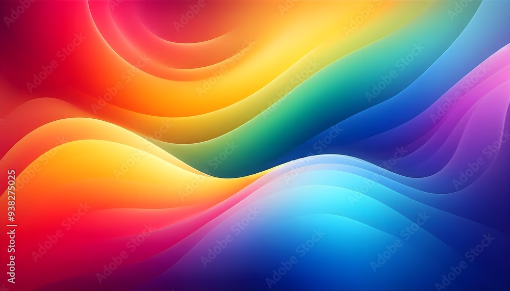 Abstract rainbow wave gradient color background Abstract rainbow wave gradient color background