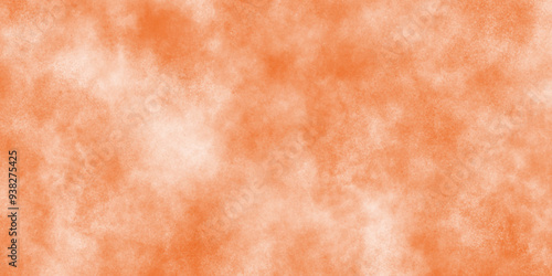 Old orange or pink paper parchment banner with distressed vintage grunge texture, Abstract paper Background Texture Pattern with orange color, Heavily Mixed Wall Art watercolor texture.