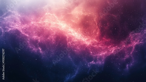 Captivating Cosmic Galaxy Backdrop for Premium Product Presentation and Branding isolated on white background