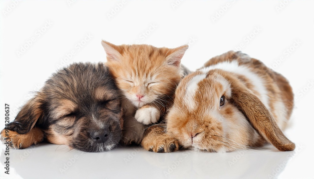 仲良く一緒に寝ている子犬と猫とうさぎ(Puppy and cat and rabbit sleeping together)
仲良く一緒に寝ている子犬と猫とうさぎ(Puppy and cat and rabbit sleeping together)