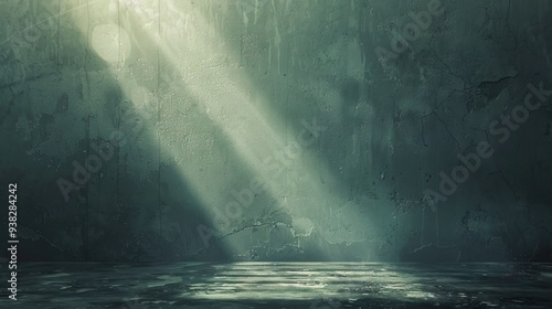 Overlay Texture with Spotlight and Vintage Flare. AI generated illustration photo