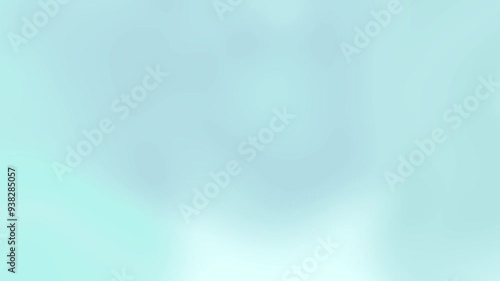 Pale Blue, Pale Aquamarine, Light Cyan, Light Blue gradient Background. Animation of moving abstract blur background. Seamless loop backdrop.