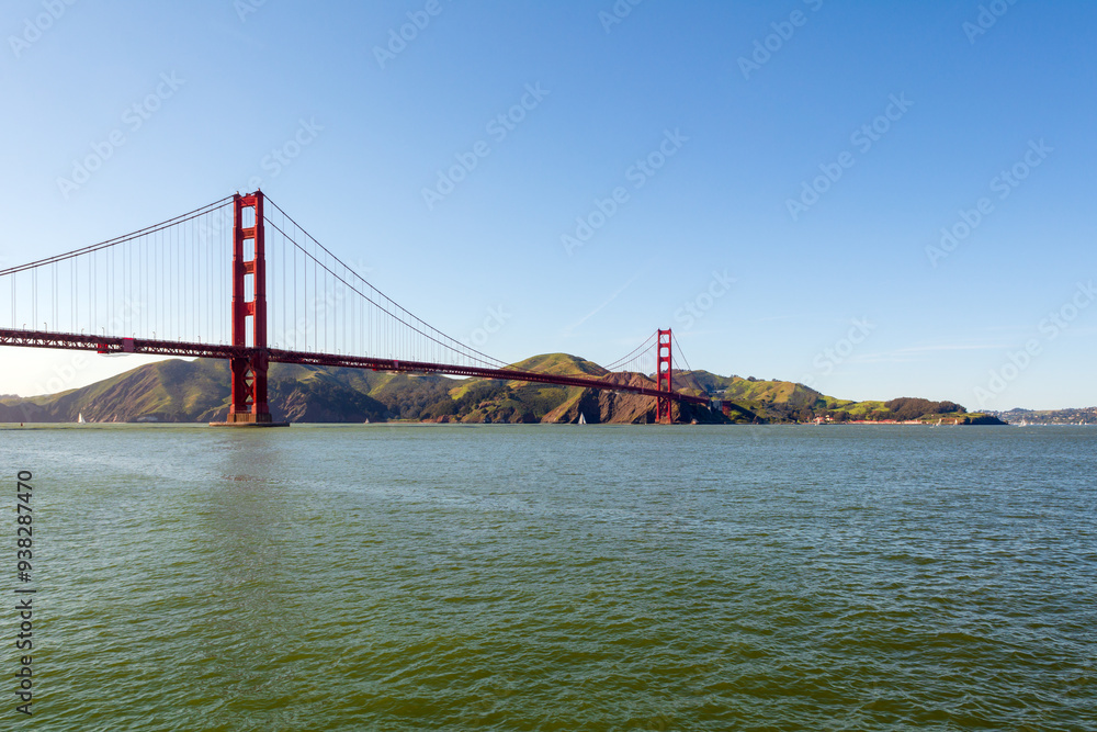 Fototapeta premium The Golden Gate Bridge in San Francisco, California, USA