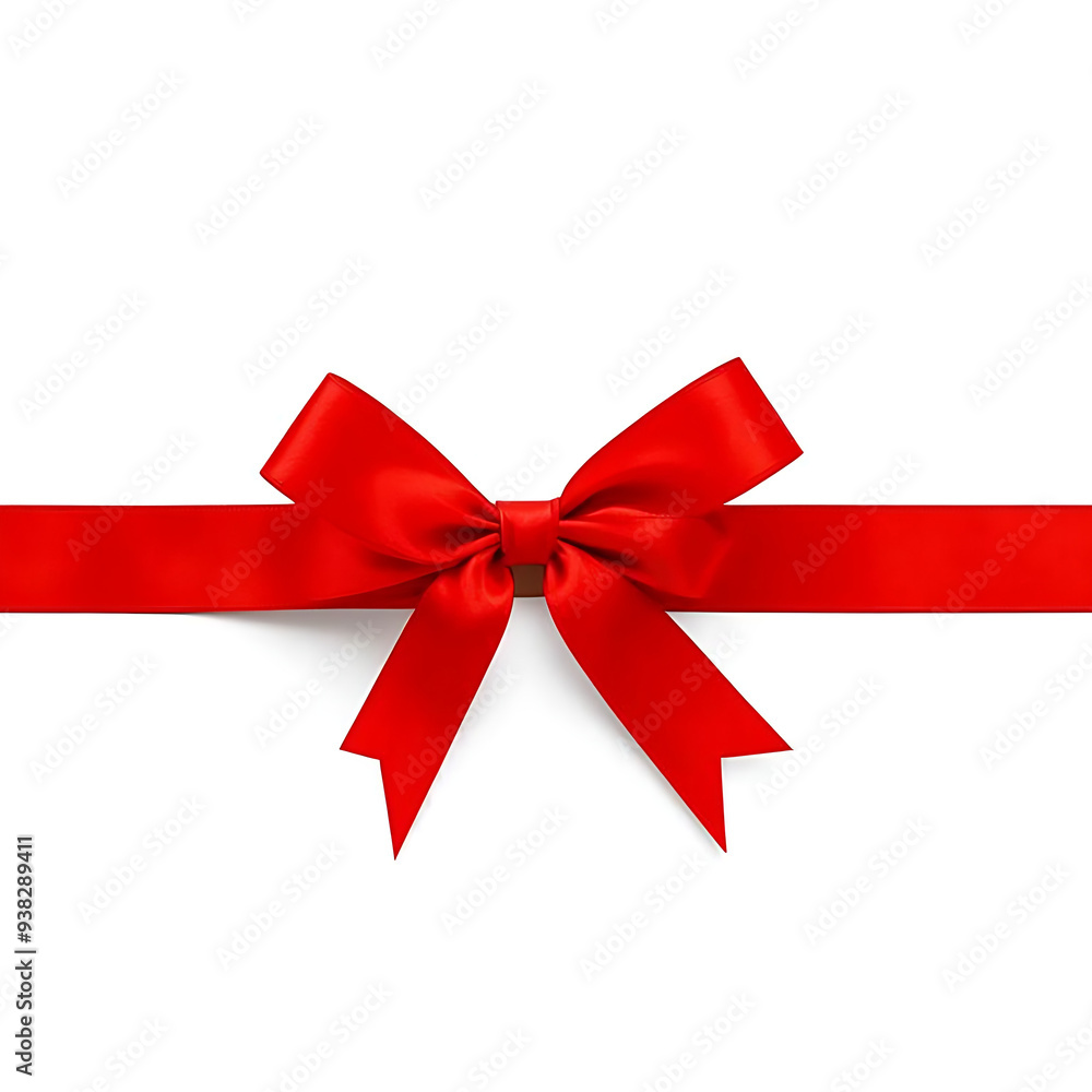 red bow isolated on white red bow isolated on white