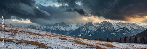 panorama, nature, flower, meadow, mountain, travel, summer, landscape, grass, beautiful, sky, background, outdoors