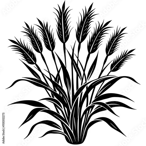 Reed  Art art vector illustration