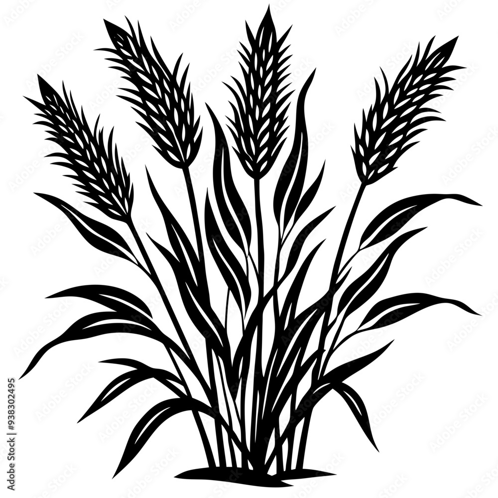 Reed Art art vector illustration Reed Art art vector illustration