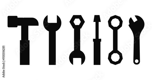 Working Tools Icon isolated on white background