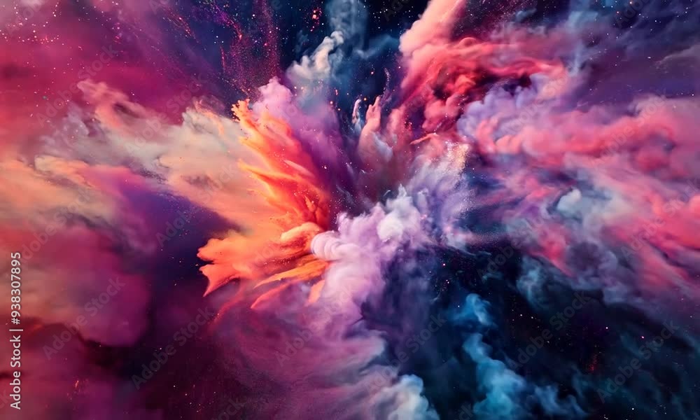 Abstract Colorful Explosion Photography Abstract Colorful Explosion Photography