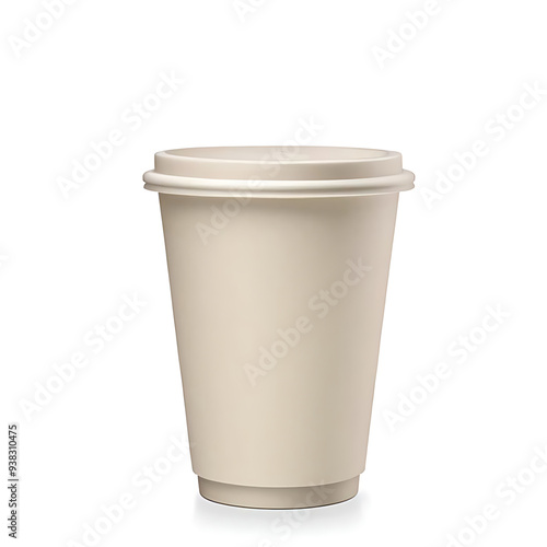 Wallpaper Mural Coffee on white background, coffee to go, coffee take away  Torontodigital.ca