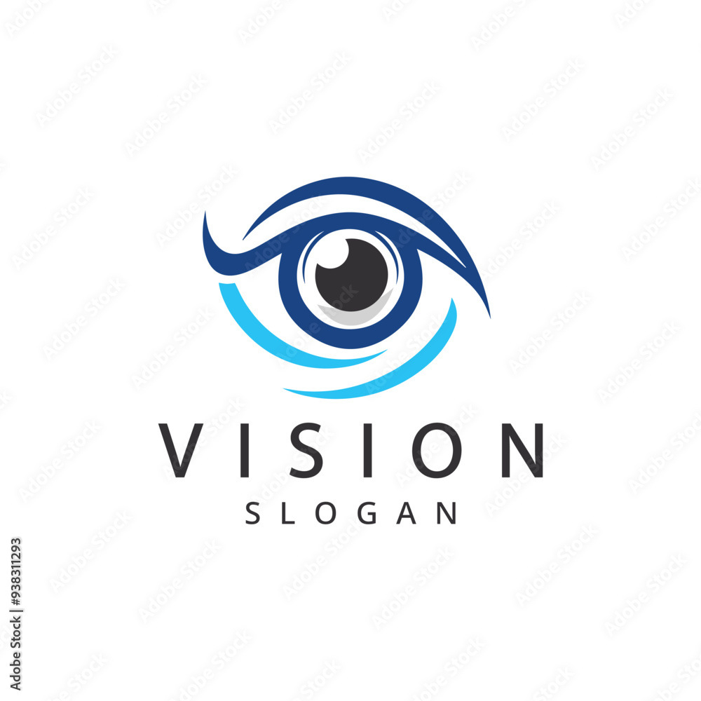 Abstract vision logo Vector Eye illustration Abstract vision logo Vector Eye illustration