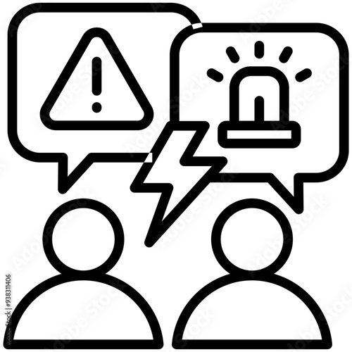 Crisis Communication Icon