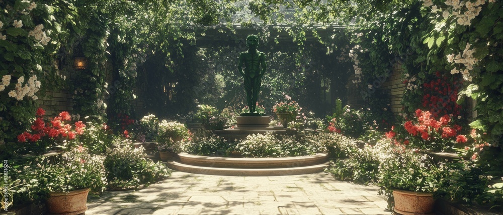 Green Man Garden Centerpiece Paganism Religion Spiritual Symbol Green Man Garden Centerpiece Paganism Religion Spiritual Symbol