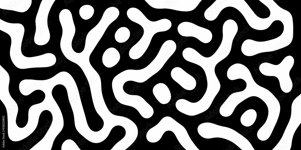 Abstract Turing organic wallpaper with background. Turing reaction diffusion monochrome seamless pattern with chaotic motion. Natural seamless line pattern. Linear design with biological shapes. Abstract Turing organic wallpaper with background. Turing reaction diffusion monochrome seamless pattern with chaotic motion. Natural seamless line pattern. Linear design with biological shapes.