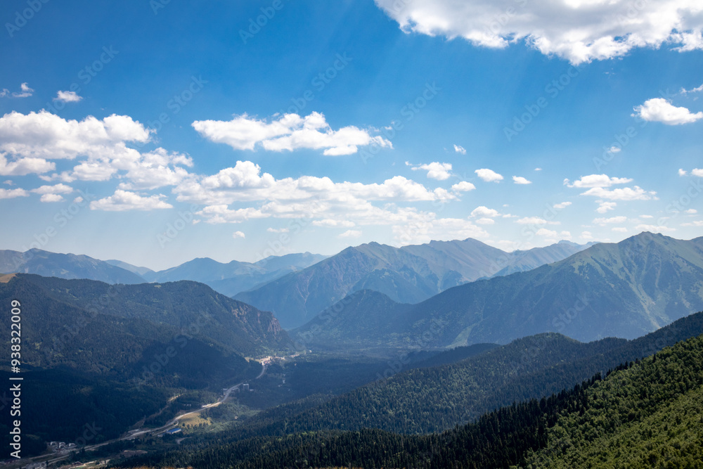 landscape with clouds