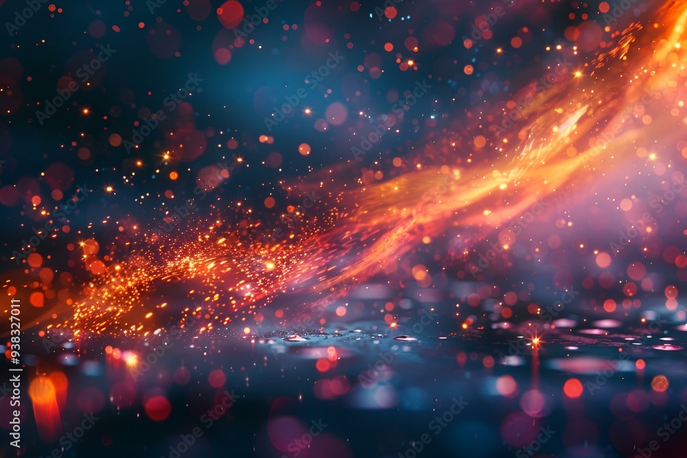 a fire and sparks in the dark. a fire and sparks in the dark.