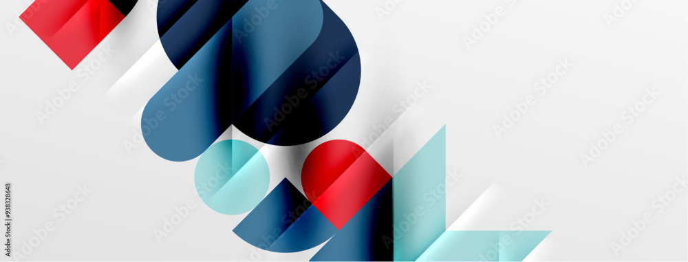 Round shapes, circles and lines minimal geometric background. Vector Illustration For Wallpaper, Banner, Background, Card, Book Illustration, landing page Round shapes, circles and lines minimal geometric background. Vector Illustration For Wallpaper, Banner, Background, Card, Book Illustration, landing page
