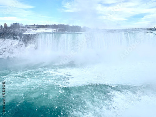 Canada Niagra Falls in winter