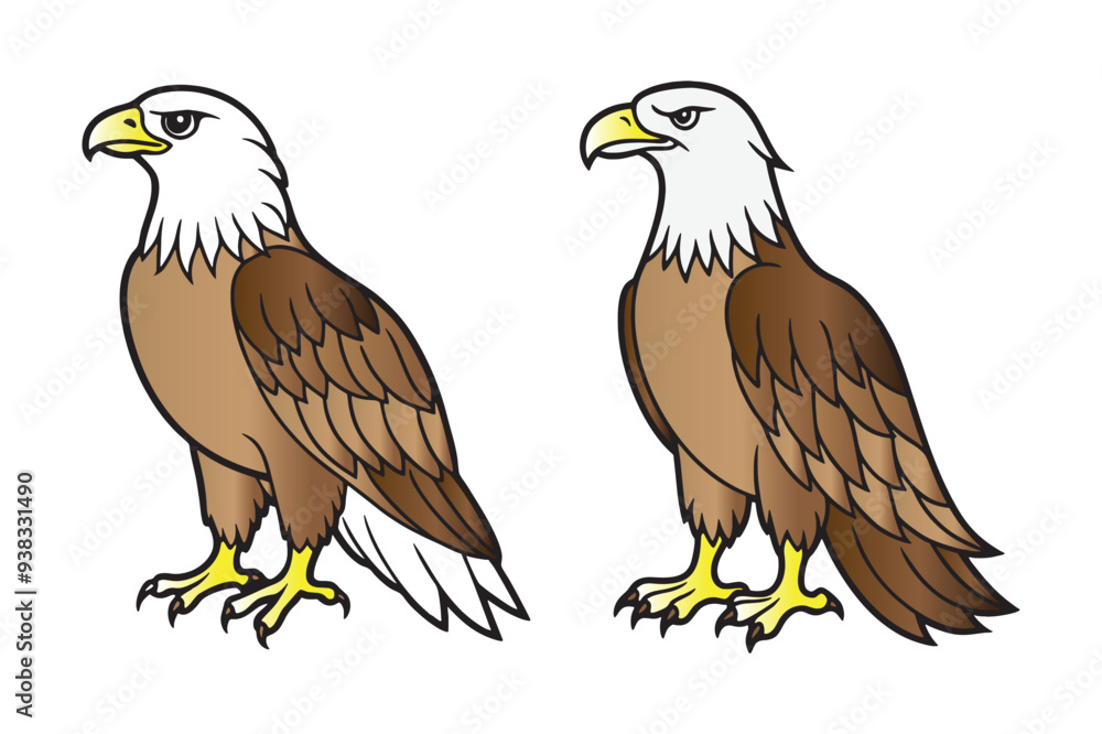 Eagles. Bird king set. Eagles. Bird king set.