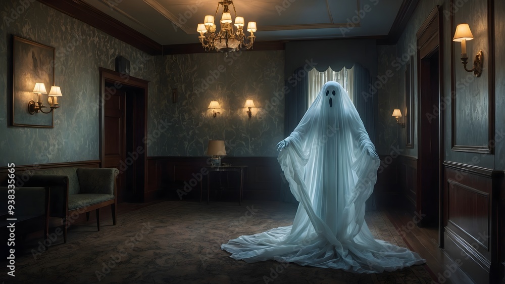 Nightly Visitor: Ghostly Elegance Nightly Visitor: Ghostly Elegance