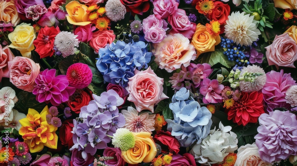custom made wallpaper toronto digitalA stunning and vibrant array of colorful flowers, brilliantly showcasing the natural beauty and diversity of nature