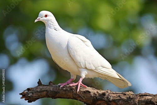 white pigeon or dove
