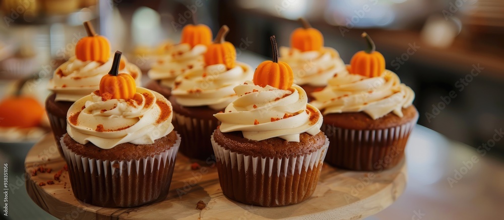 Baking Pumpkin Cupcakes For Party Baking Pumpkin Cupcakes For Party