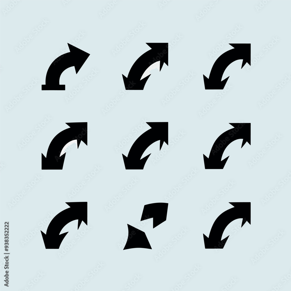 set of arrows set of arrows